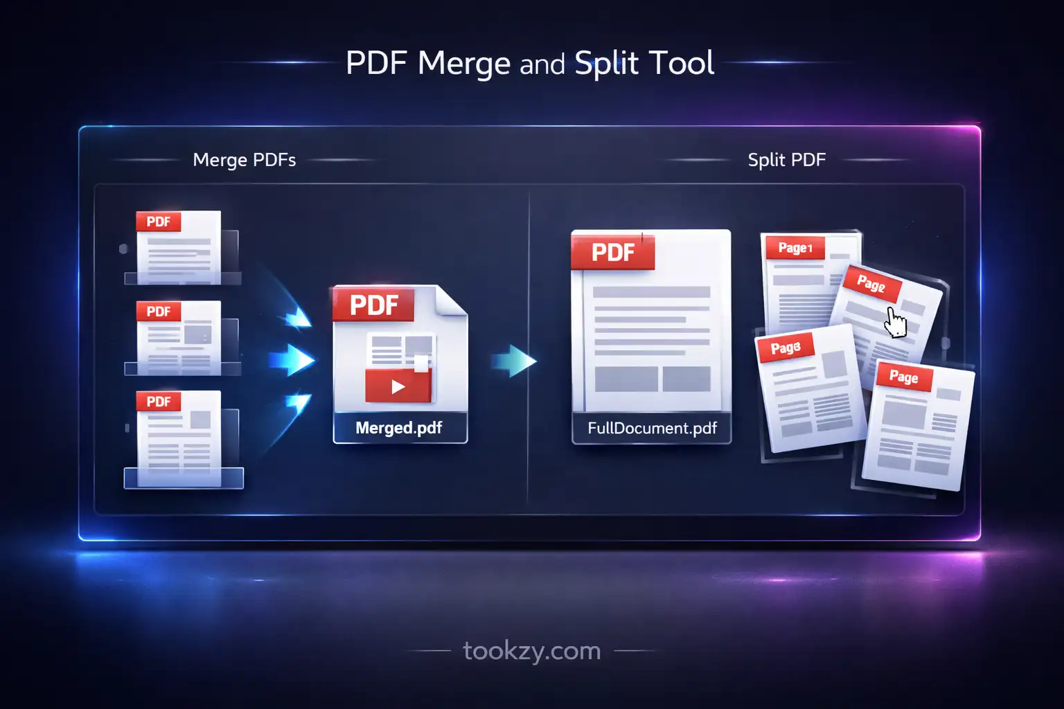 PDF Merge & Split Tool